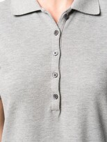 Thumbnail for your product : Thom Browne RWB-stripe polo shirt dress