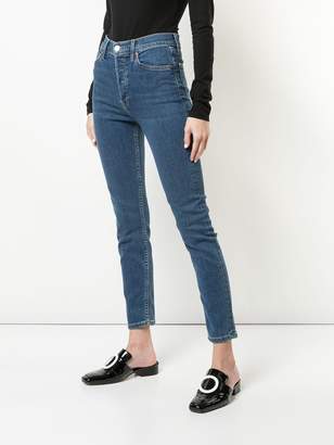 RE/DONE high rise skinny jeans