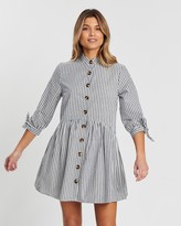 Thumbnail for your product : Atmos & Here Atmos&Here - Women's Black Mini Dresses - Melia Shirt Dress - Size 18 at The Iconic