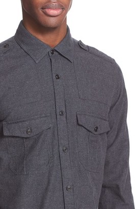 Belstaff Men's 'Steven' Brushed Flannel Shirt