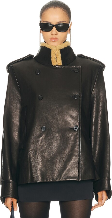 KHAITE Dean Jacket in Black