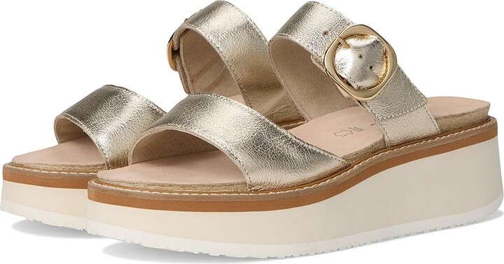 Naot Footwear Halvah Women's Sandals Radiant Gold Leather : EU 41 (US Women's 10) M