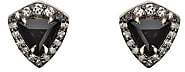 Black Diamond Nak Armstrong Women's Trillion-Cut Stud Earrings