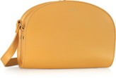 Thumbnail for your product : A.P.C. Half Moon Smooth Leather Crossbody Bag