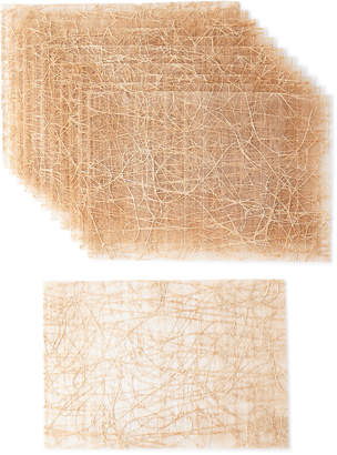 Kim Seybert Tangle Placemats, Beige, Set of 12 and Matching Items