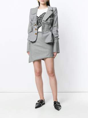 Vivienne Westwood asymmetric mini skirt