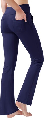 nuveti Haining Women's High Waisted Boot Cut Yoga Pants 4 Pockets Workout Pants  Tummy Control Women Bootleg Work Pants Dress Pants - ShopStyle Trousers