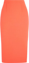 Thumbnail for your product : Roland Mouret Arreton wool-crepe midi skirt