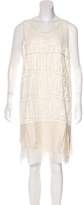 Thumbnail for your product : J. Mendel Crochet Sleeveless Dress