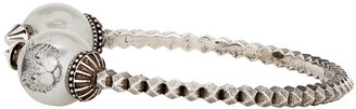 Gucci Silver Pearl Bracelet