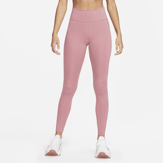 Nike Women's One Mid-Rise Leggings in Pink