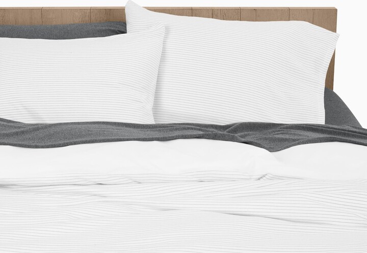 Calvin Klein Modern Cotton Jersey Body Solid Fitted Sheet, Twin