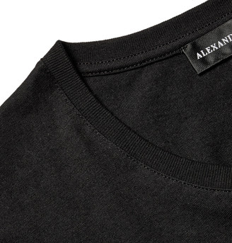 Alexander McQueen Appliquéd Cotton-Jersey T-Shirt