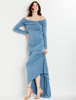 Thumbnail for your product : Motherhood Maternity | Off-Shoulder Maternity Photohoot Gown/Dre - Pink, Size: Small