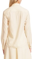Thumbnail for your product : Agnona Wool Tailored Button Down Blouse