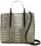 Thumbnail for your product : Sondra Roberts Croc Embossed Leather Shopper