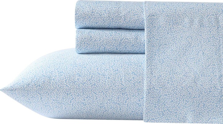 Little Vines Blue-White Queen Shee t Set