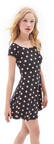 Thumbnail for your product : Forever 21 Fit & Flare Polka Dot Dress
