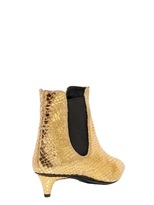 Thumbnail for your product : Giuseppe Zanotti 35mm Python Printed Leather Ankle Boots