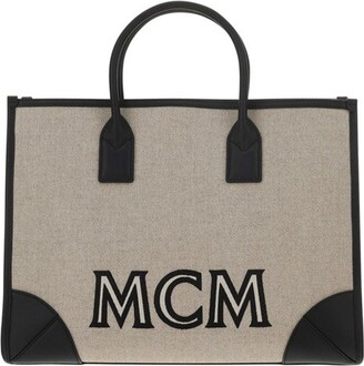 MCM Munchen MWTCABO04 Large Tote Bag - Cognac 