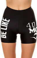 Thumbnail for your product : Married to the Mob The Mob x 40 OZ Cycle Shorts in Black