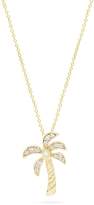 Thumbnail for your product : Effy Novelty 14K Yellow Gold Diamond Palm Tree Pendant, 0.11 TCW