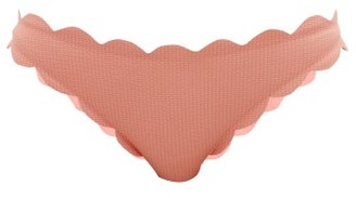Marysia Swim Antibes Scalloped-edge Bikini Briefs - Pink