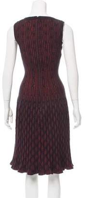 Alaia Fit and Flare Knit Dress