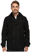Thumbnail for your product : English Laundry Double Breasted Peacoat w/ Attached Nylon Bib