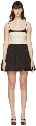 Kijun Black Oblique Mini Dress