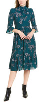 Thumbnail for your product : Eliza J Mock Collar Midi Dress