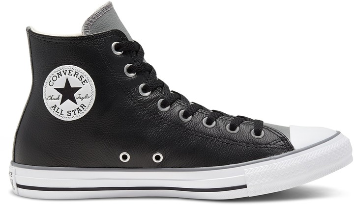 leather chuck taylors high top