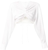 Thumbnail for your product : CHRISTOPHER ESBER Ruched Cropped Shirt