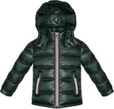 Thumbnail for your product : Moncler Gaston Hooded Quilted Jacket, Forest Green