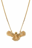 Thumbnail for your product : Wildfox Couture Jewelry Owl Necklace with Crystal Wings in Gold