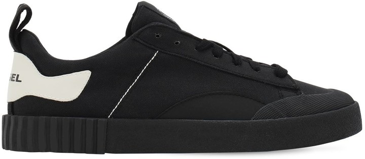 diesel canvas trainers