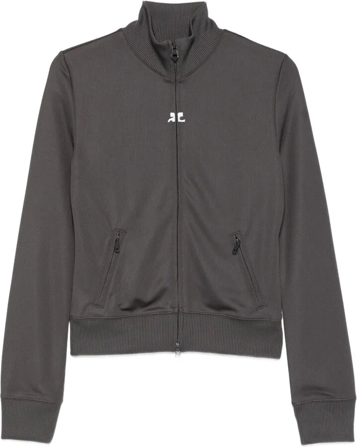 Courreges Zip Logo Sweatshirt