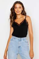 Thumbnail for your product : boohoo Tall Lace Insert Cami