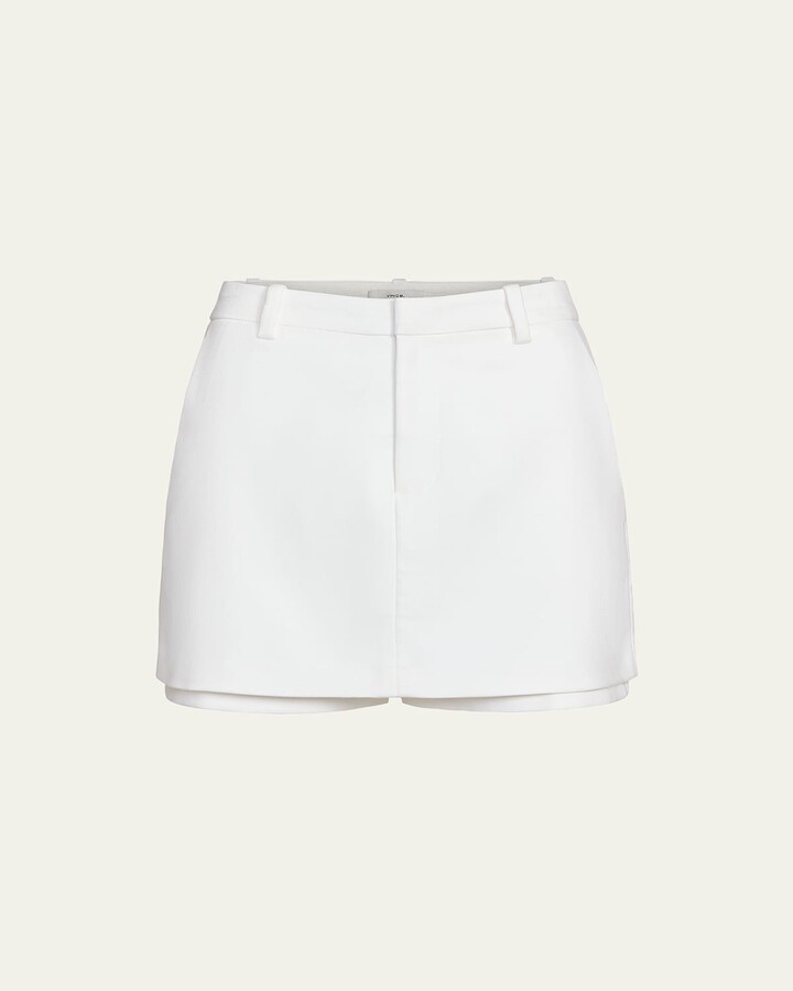Tailored Mid-Rise Skort