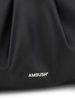 Thumbnail for your product : Ambush MAXI WRAP LEATHER CLUTCH OS Black Leather