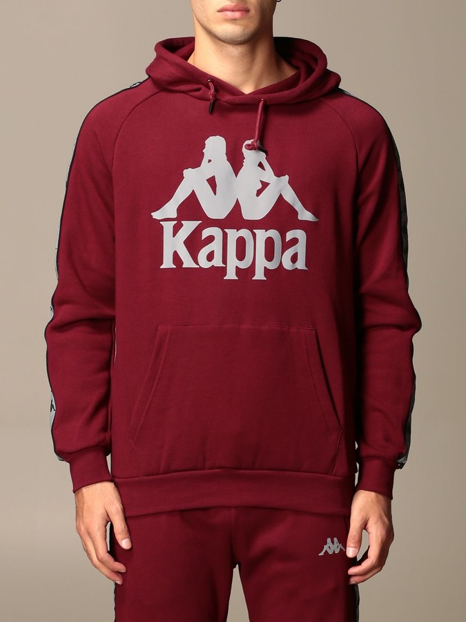 Kappa Sweatshirt With Logo And Hood - ShopStyle