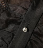 Thumbnail for your product : Miu Miu Embellished silk-organza blouse