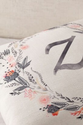 Deny Designs Iveta Abolina For Deny Pink Summer Monogram Pillow