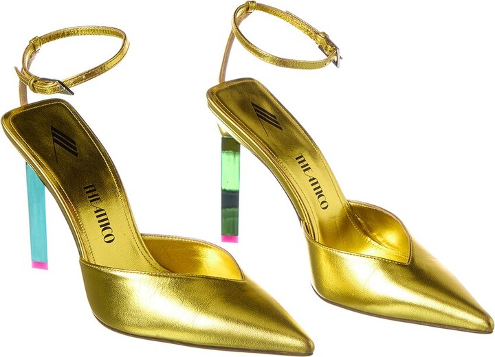 ATTICO Perine Leather Pump (Authentic Pre-Loved)
