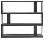 Thumbnail for your product : Baxton Studio Barnes Dark Brown Three-Shelf Modern Bookcase