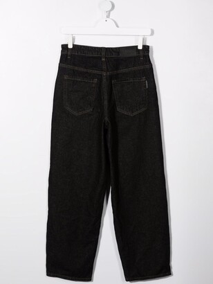 Molo TEEN mid-rise straight-leg jeans