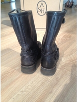 Thumbnail for your product : Ash Black Leather Ankle boots