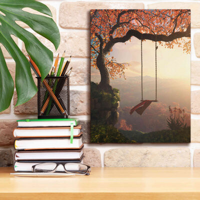 Wildon Home Tree Swing by Cynthia Decker - Wrapped Canvas Print