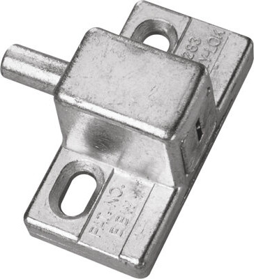 Push-In Keyed Lock, 1/4 in. Diameter Bolt, Diecast (Single Pack)