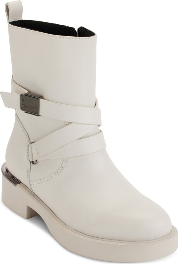 DKNY Women's Taeta Strappy Zip Boots - ShopStyle